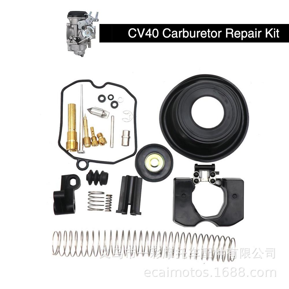 CV40 Carburetor Overhaul Kit with Main & Pilot Jets for Harley Davidson