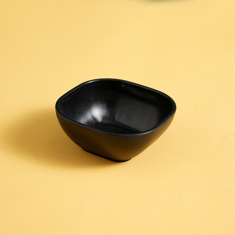 Thick Square Solid Color Vinegar & Soy Sauce Dipping Dish