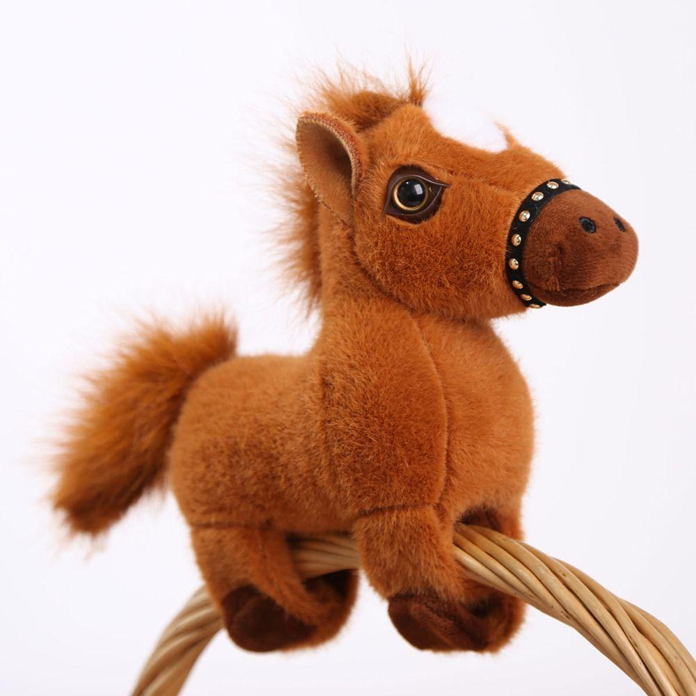 Soft Plush Doll Slap Bracelet Cute Doll Simulated Horse Doll Slap Bracelet Series  Christmas Toy