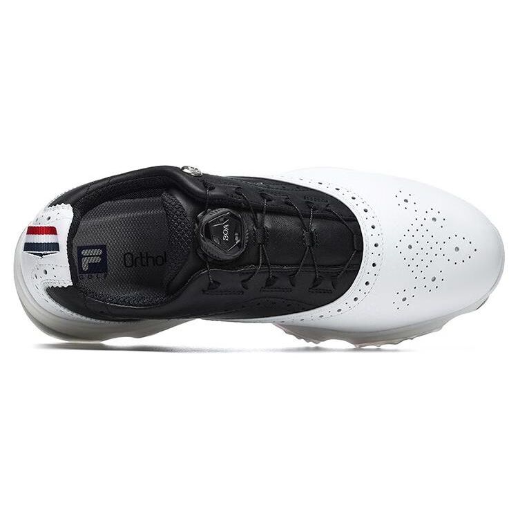 FILA Gf Oxford Spike Golf Shoes Men Sneakers Black White A12M241601FWT