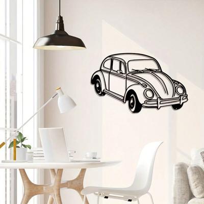 Automotive Line Art Metal Wall Decor Iron Hanging Art Industrial Room Decor