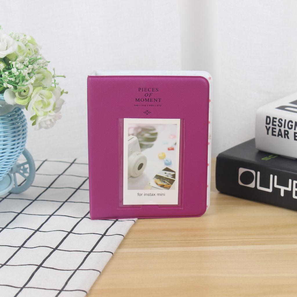 64 kapes Fotoalbum Palcové obrázky Úložné pouzdro Razítka Vstupenky Karty Organizér Pro Fujifilm Instax Mini 12/11/9