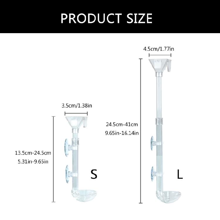 Assembled Feeding Tube Set Feeding Dish Tray Set Removable Shrimp Feeding Tube for Freshwater Environment