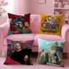 Anime S-Sakamoto Days Cushion Cover Summer Coolness Linen Fabric Double-Sided Printing Pillow Case Sofa Home Decor Gift