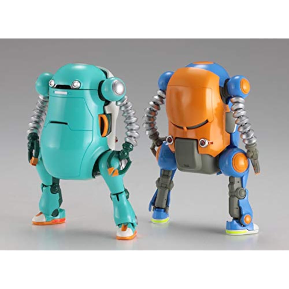 Hasegawa Creator Works Series Mechatronics WeGO No.15 Hello WeGO! Satoru & Akira 1/35 scale color...