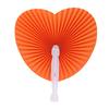 1X Wedding Colorful Heart-Shaped Paper Folding Fan For Birthday Party Souvenirs Anniversary Engagement Baby Baptisms Guest Gifts