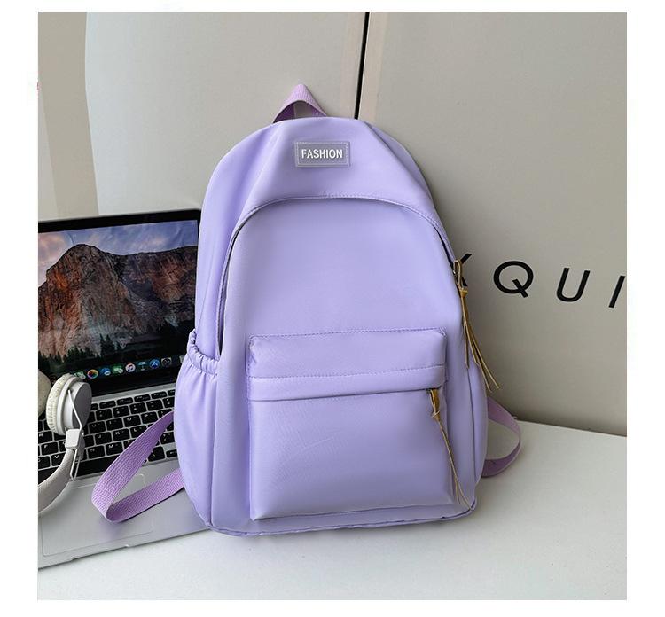 Schoolbag New Junior High School Schoolbag College College Style Casual Simple Backpack Fashion Trend Middle School Backpack