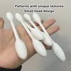 5 Pcs Texture Tool Set for Clay Art Texture Sticks Double Head Modeling Sticks Oval Clay Modeling Pattern Rollers Kits