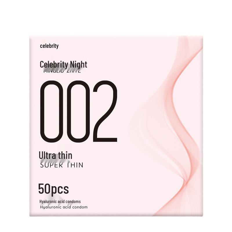 Celebrity Ultra-Thin Dynamic Threaded Condoms: Smooth, Liquid Lubricated, 0.02mm for Stylish, Enhanced Experience.