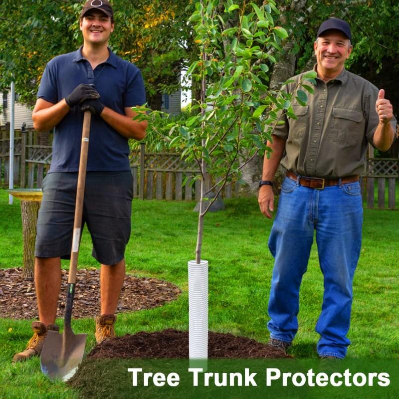 For Sapling Plants Seedling Tree Trunk Protection Guard 5 Pcs Tree Guards-Bark Protector Tree Trunk Wraps
