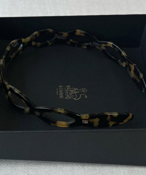 Alexandredeparis Varenne Hairband Beige Tortoise