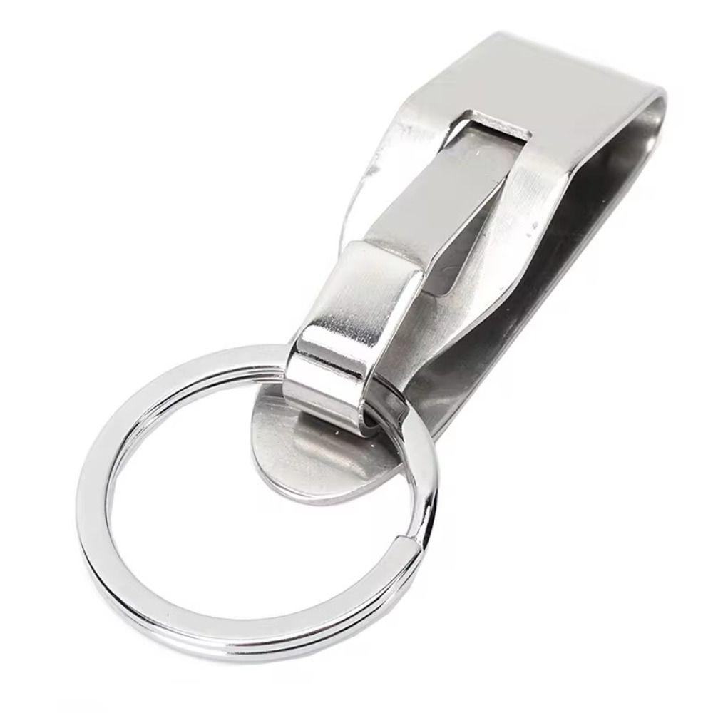 Heavy Duty Belt Keychain Quick Release Belt Key Holder Stainless Steel Keyring  Jewelry Hooks