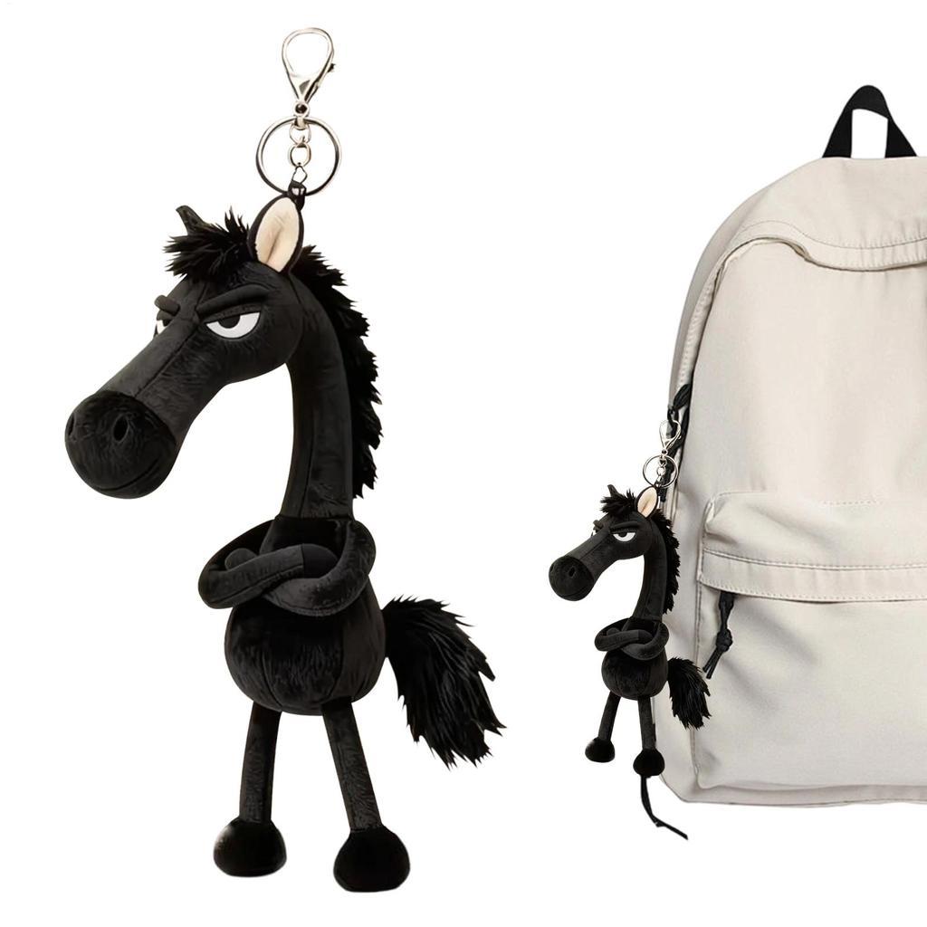 2026 Horse Purse Charm Cute Plush Decoration Pendant Cute Keychain Year Of The Horse For Backpack Boyfriend Friend Girl Women