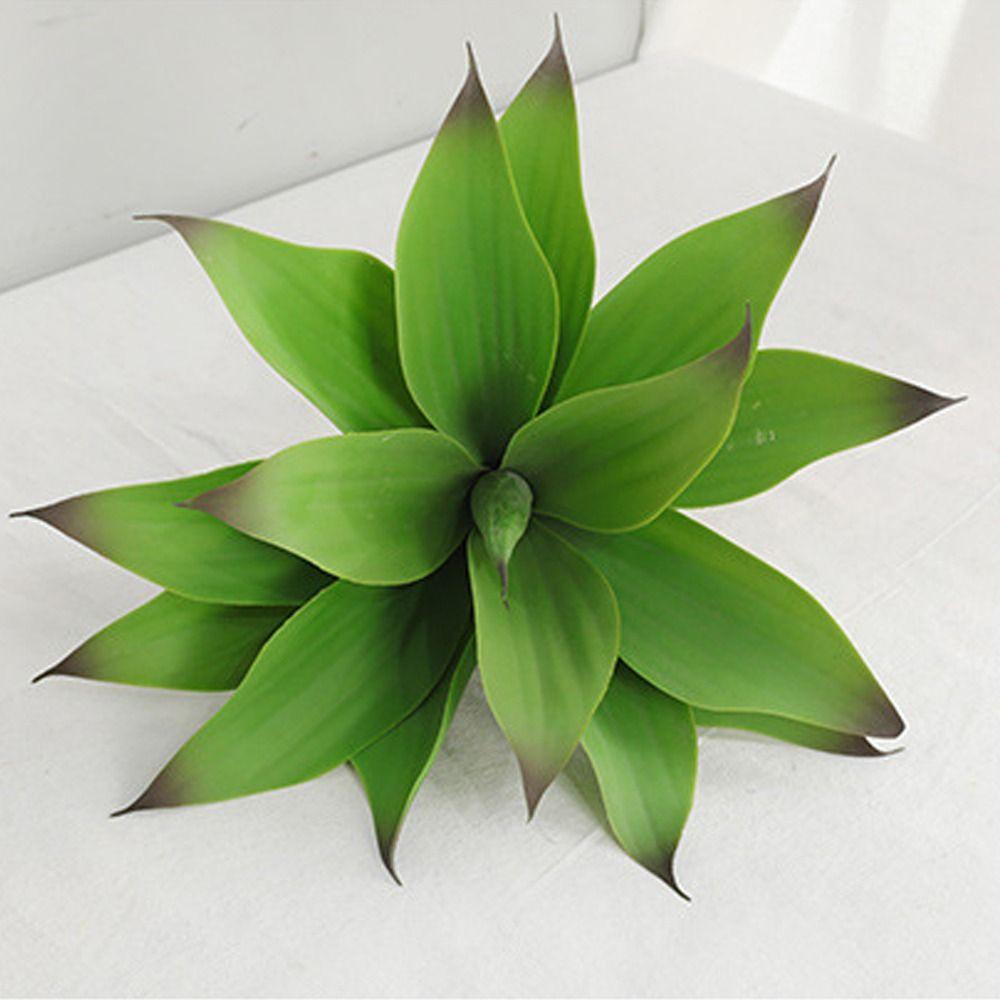 Plastic Artificial Agave Plants Branch Realistic Fake Green Plant  Holiday Party Wedding