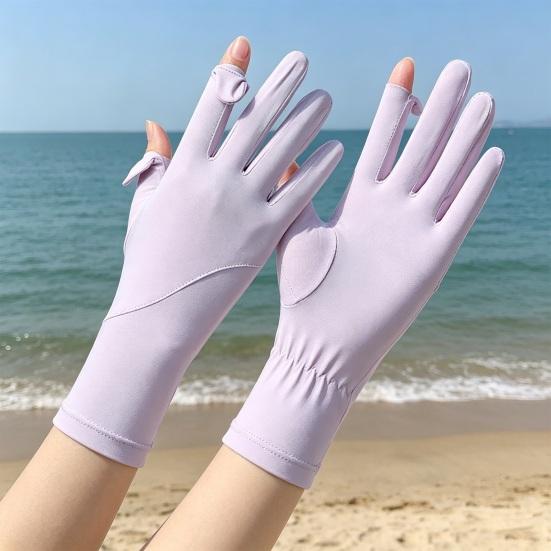 UV-Schutz Kühlhandschuhe, Vollfinger Sonnenschutzhandschuhe, Anti-Rutsch-Handfläche, Ultraleichte Sommer-Fahrhandschuhe zum Radfahren, Wandern, Angeln