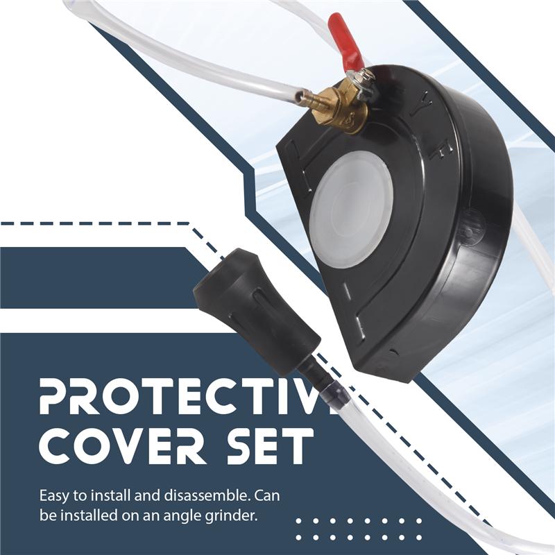 2025 Trend Winkelschleifer Schutzset Wasserschneidmaschine Basis Sicherheitsabdeckung Staubauffangschutz-Kit Staubschutzhaube Schutzhülle