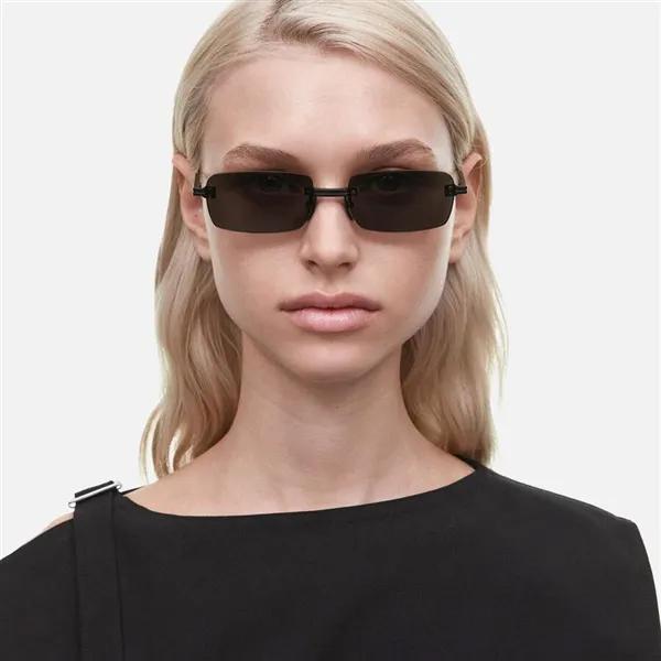 Rimless Parallel Black