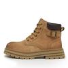 Winter live broadcast popular men's leather boots thick-soled Martin boots men's rhubarb boots warm snow boots new short boots