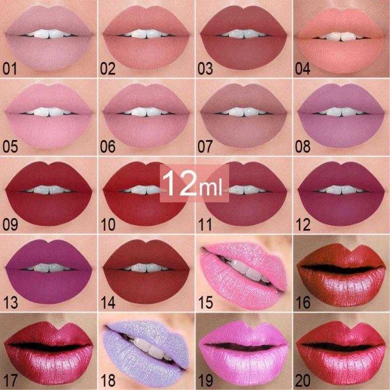 1 Pz Lucidalabbra Opaco Impermeabile Selezione Spirale Lucido Rossetto Lunga Durata Non Appiccicoso Non Sbiadisce Regalo Squisito