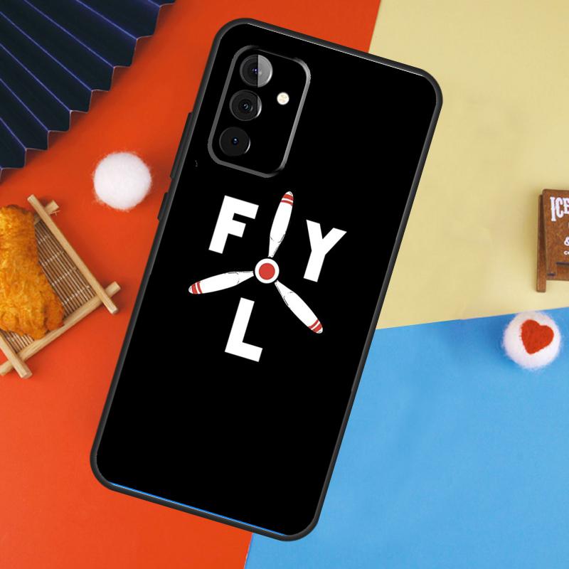 aircraft Airplane fly travel Case For Samsung Galaxy A14 A34 A54 A55 A35 A15 A73 A53 A33 A23 A13 A12 A32 A52 A51 Cover