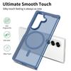 Samsung Z Fold 7 5G Magnetic Anti-Drop Frosted Case, Semi-Transparent Skin-Feel Cover