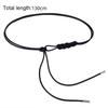 Long Length Waist Rope Belt Solid Color Body Chain Belt Rope Thin Belt  Dress Clothing Accessories