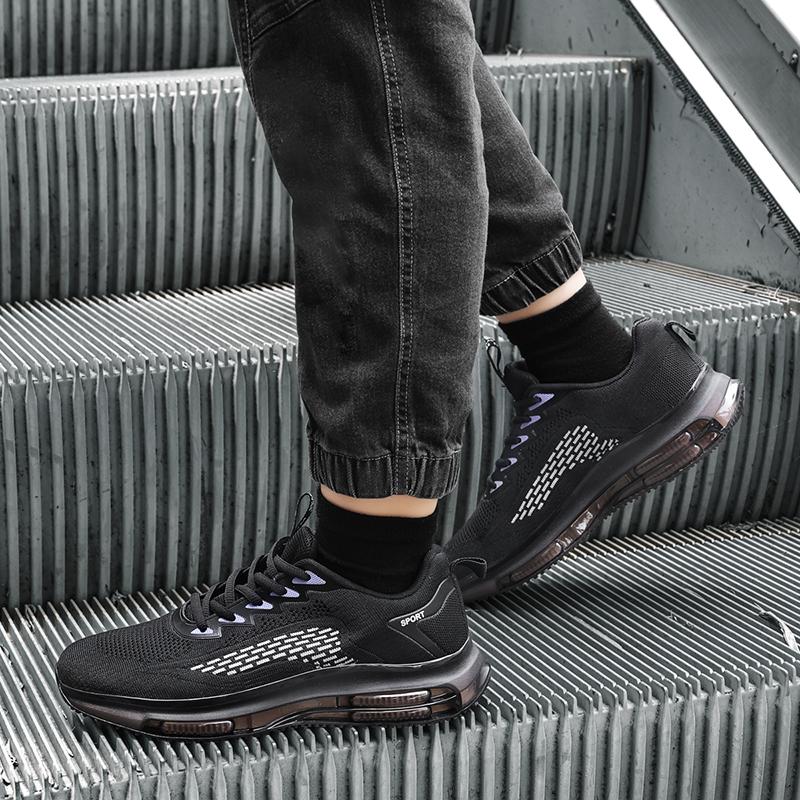 MAEDEF Men Casual Sneakers Lightweight Mesh Casual Sneakers Breathable Running Shoes Anti Slip Shock Absorbing Gym Jogging Shoes