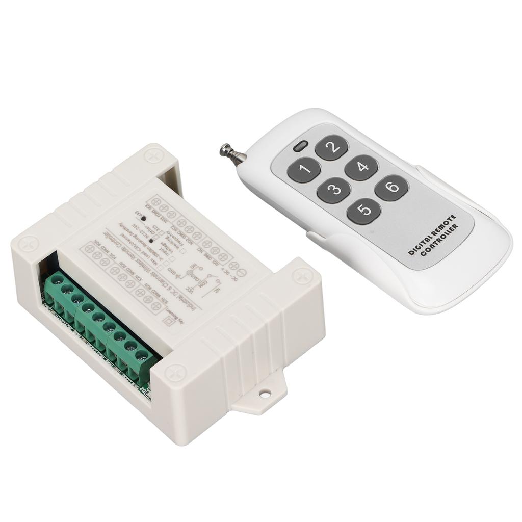 Motor Remote Control Switch 12V 24V 6 CH Relay Forward and Reverse Wireless Switch for Car Motor Ele