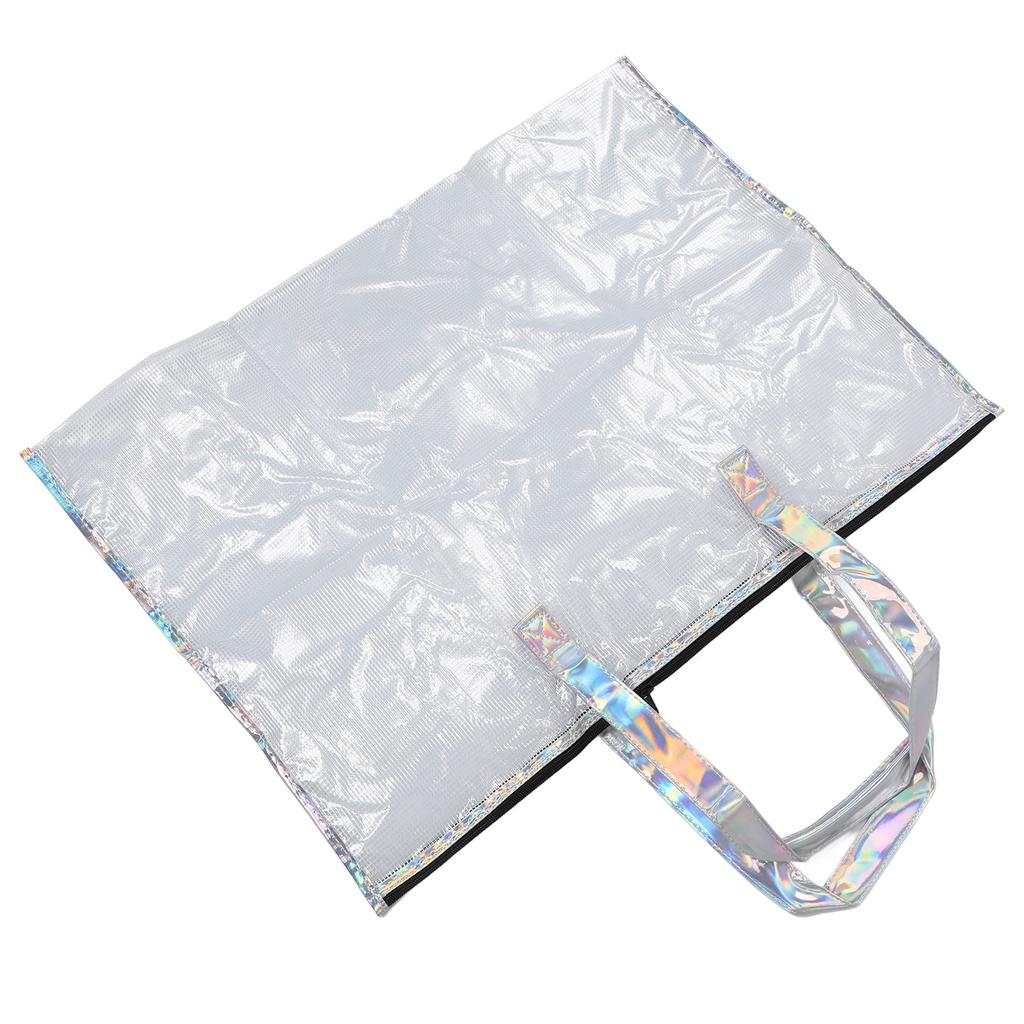 Art Portfolio Bag Laser Design Large Capacity Waterproof Artwork Posters Storage Bag for School