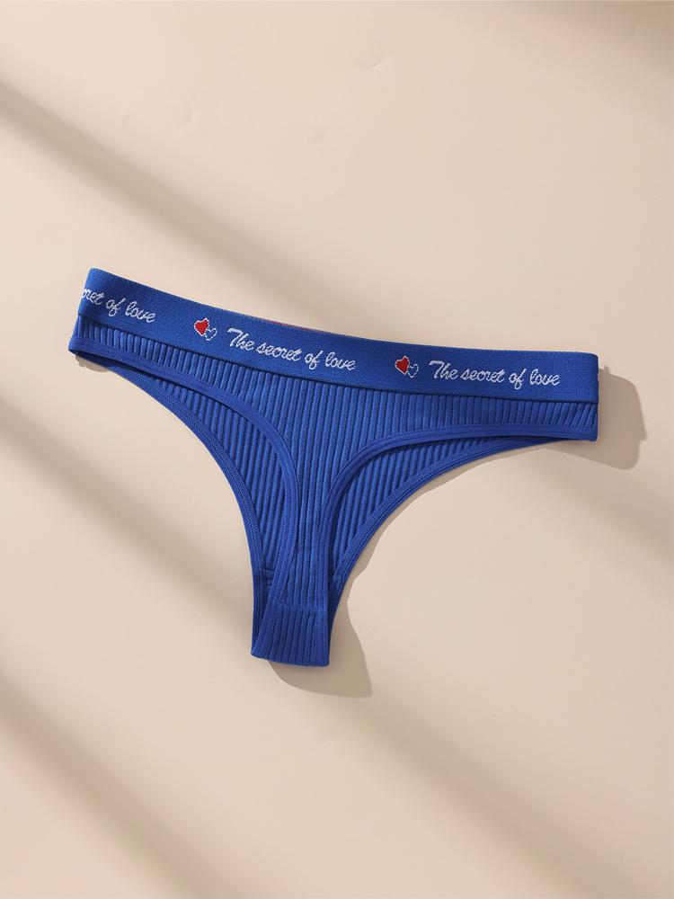 6Pcs Women Thongs Low Waist Sexy Panties Girls Briefs Cotton G-String Breathable Underwear Ladies Panty Female Lingerie