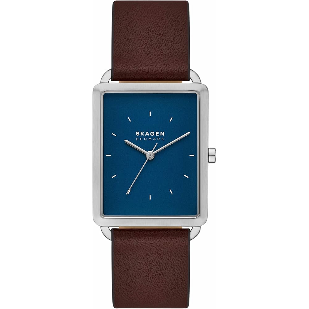 Skagen HAGEN SKW6930 Men s Brown Leather Watch with Quartz Movement and Water Resistance