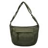 Borsa a spalla in velluto a coste da donna borsa a tracolla a tinta unita