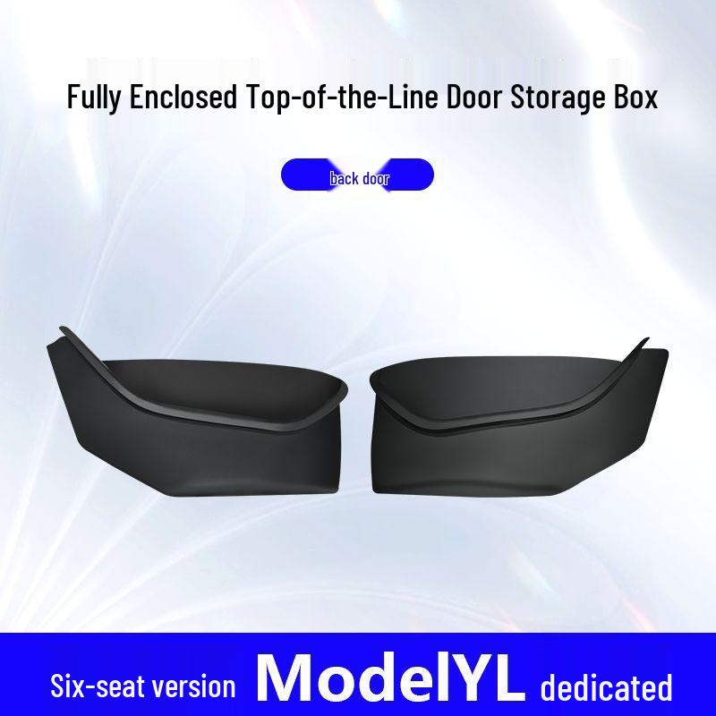 Fits Tesla Refreshed Six-Seater Model Y: All-Inclusive Door Sill and Side Storage Box