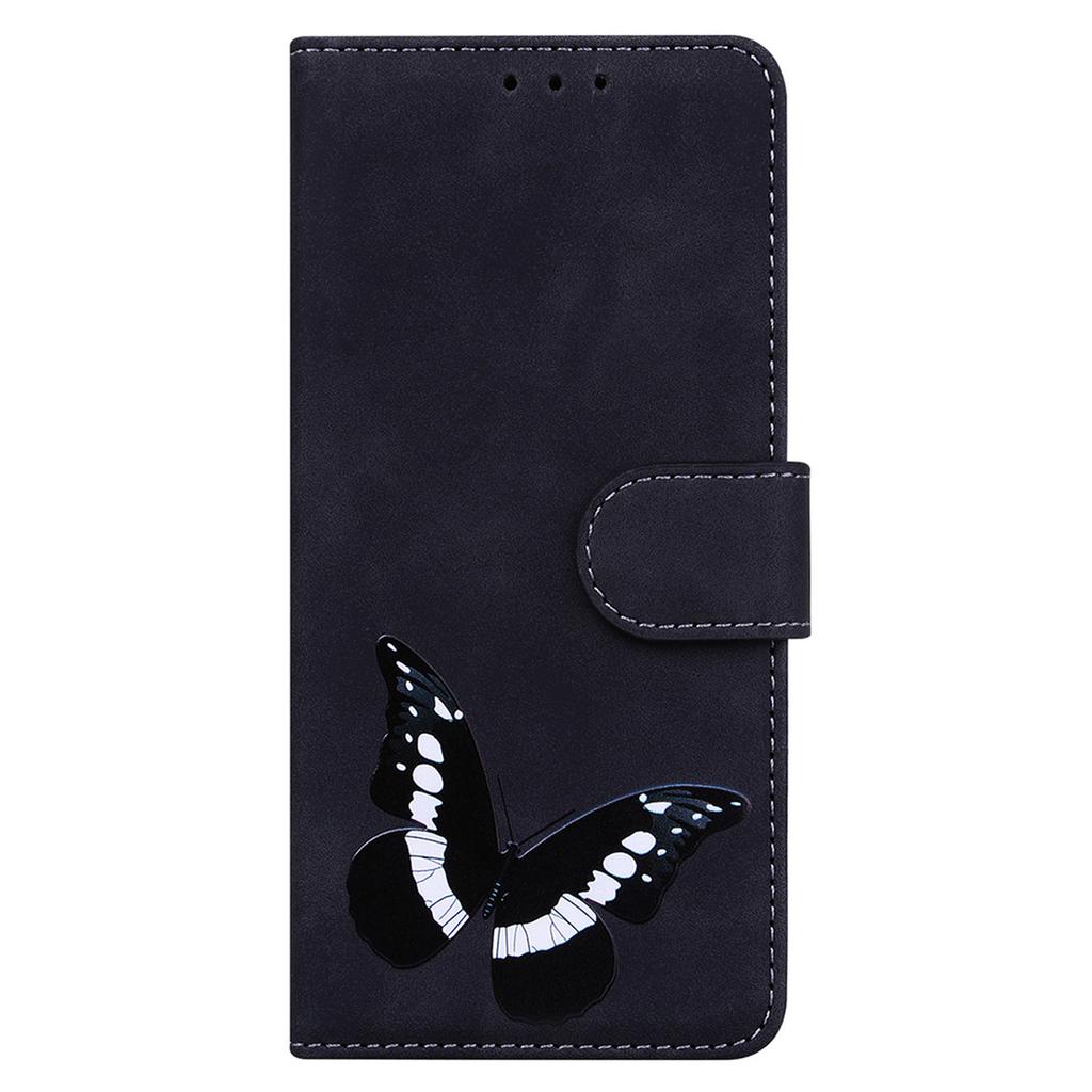 For Motorola Moto G75 5G Stand Case PU Leather Phone Cover Butterfly Printed