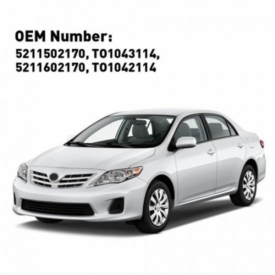 2x Bumper Brackets Left+Right Fits 2011-2013 Toyota Corolla CE LE S Front Side V