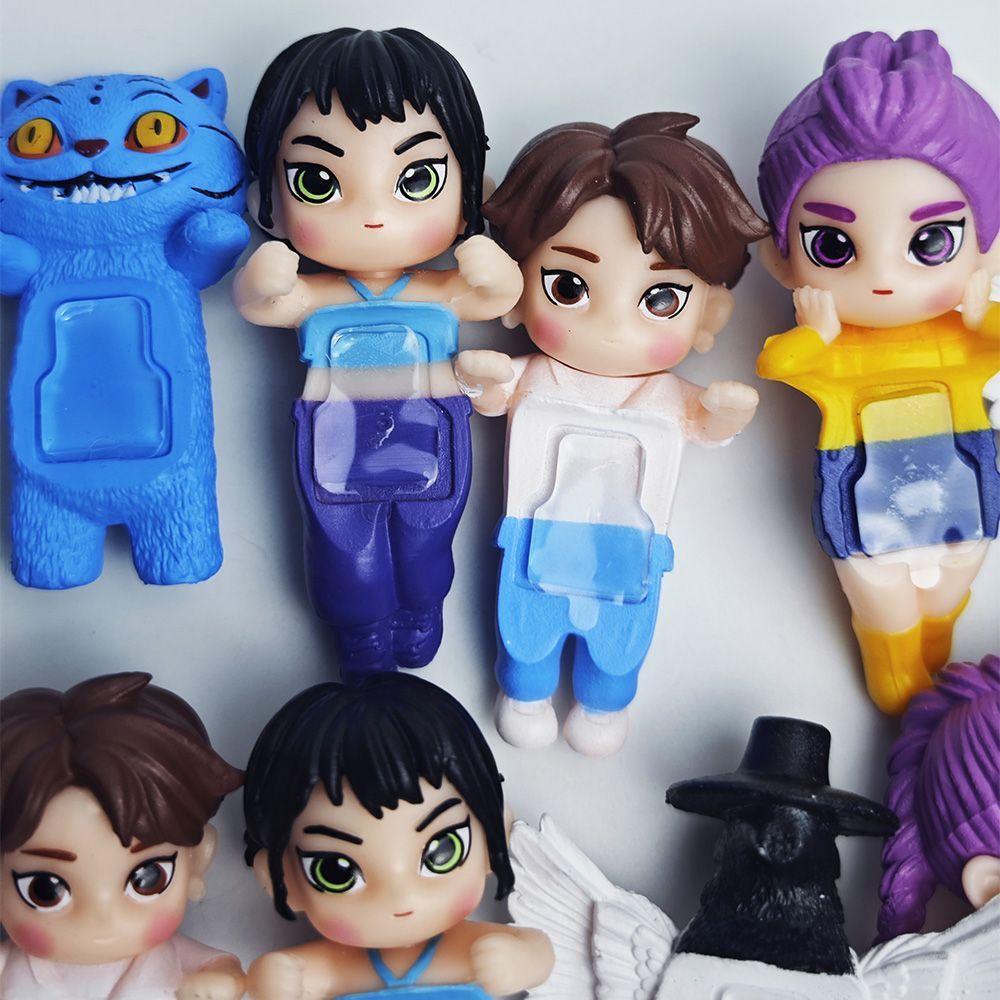 Demon Hunters Anime Figure Mini Toys New Kpop Cute PVC Mystery Box Collectible Model  Decoration Gifts Trendy Blind Box