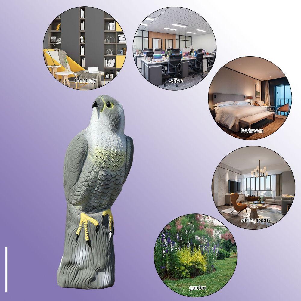 Lifelike Eagle Repellents Sturdy Birds Decoy Hawk Artificial Eagle Statue  Courtyard