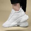 Booster Shoes  Men Elevator  SneakersHeight Increase Insole 8cm for Men White  Black Plus Size  36-44