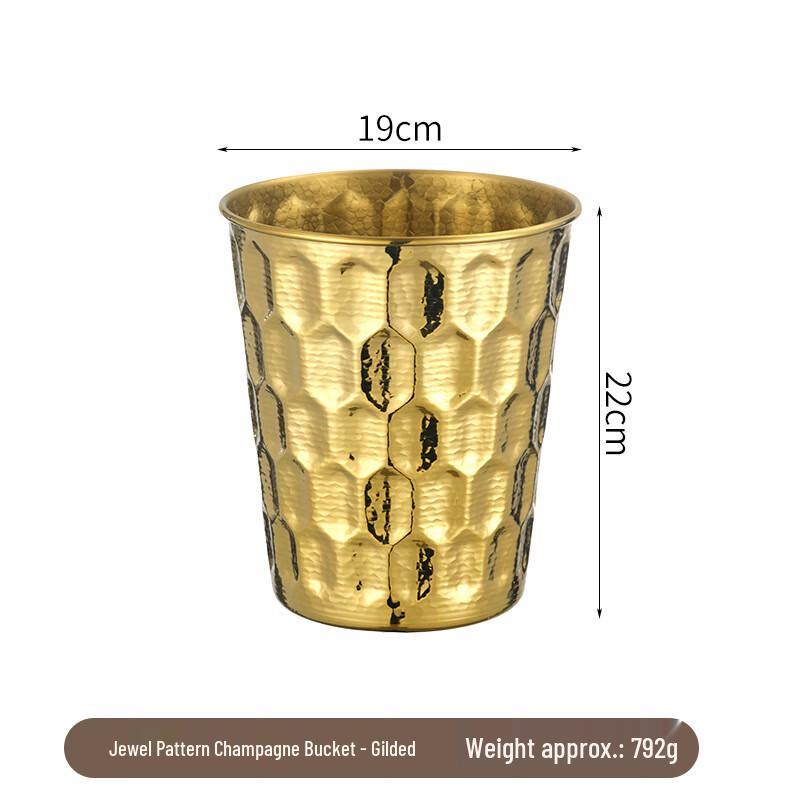 ZISIZ Gemstone Pattern Ice Bucket