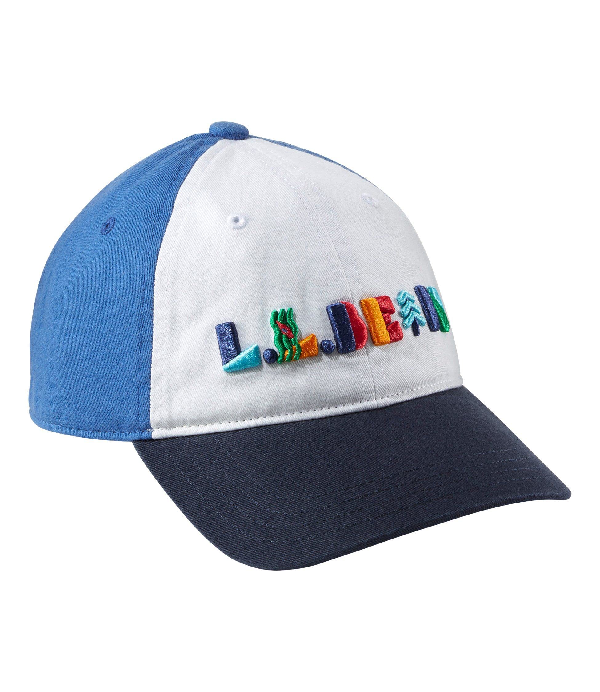 

Детская хлопковая бейсболка из ткани парусины, разноцветная, свободного размера 1000111238 [LL Bean]