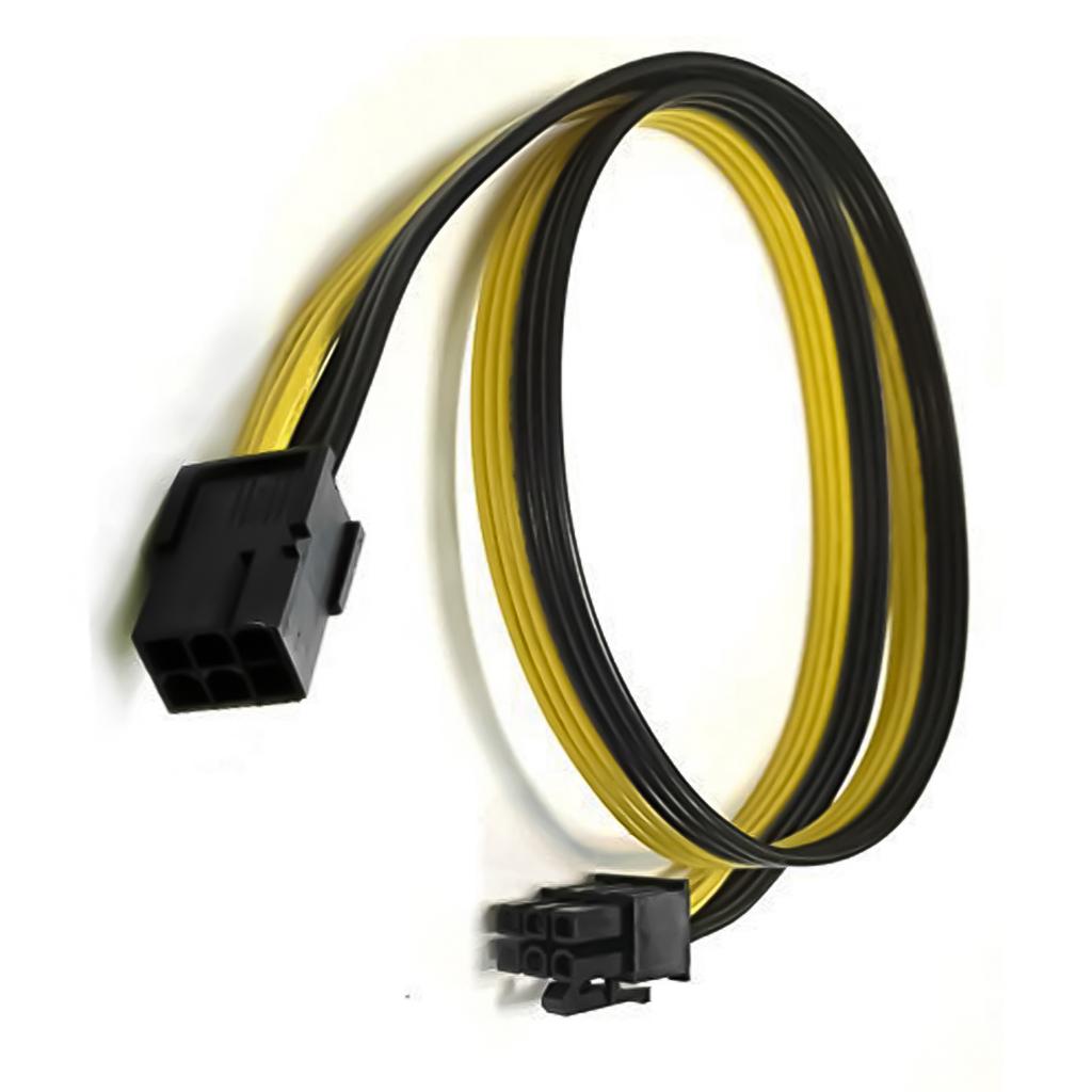 PCIExpress Power Adapter Cable, 6Pin Male to Female Video Card Power Extension Cables for Graphics Cards