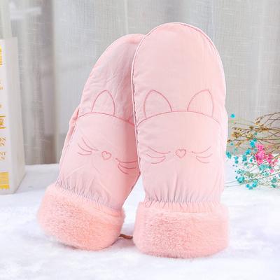 Nouveaux Gants Douillets pour Femmes, Cyclisme Extérieur, Hiver Chaud, Velours, Moufles Épaissies, Col Halter, Gants Mignons Coupe-Froid