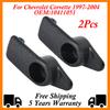 2Pcs Black Sun Visor Clip Bracket Holder Molded Fits for Chevrolet Corvette 1997-2004 OEM 10411051