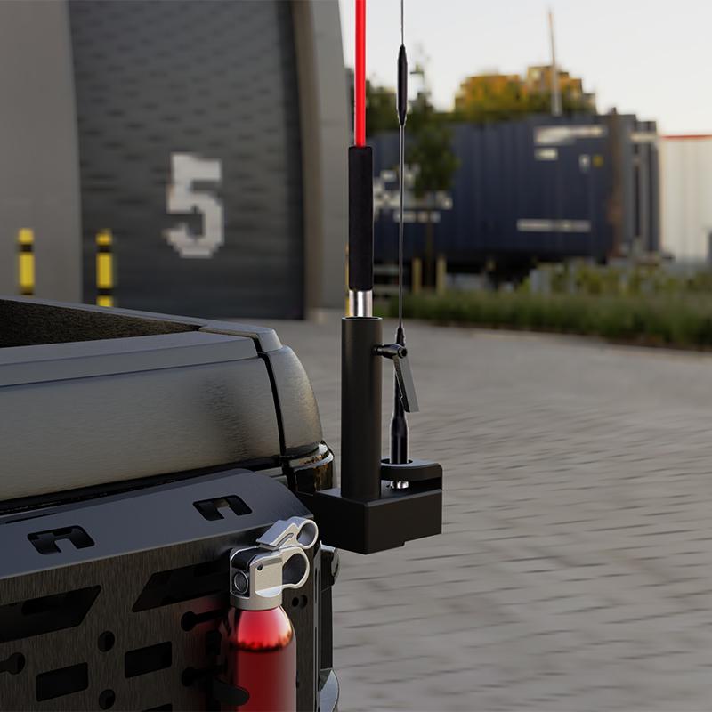 Trunk Door Flagpole Base For BYD Shark 6 Off-road Antenna Base Bracket Flag Pole Holder Exterior Modification Car Accessories