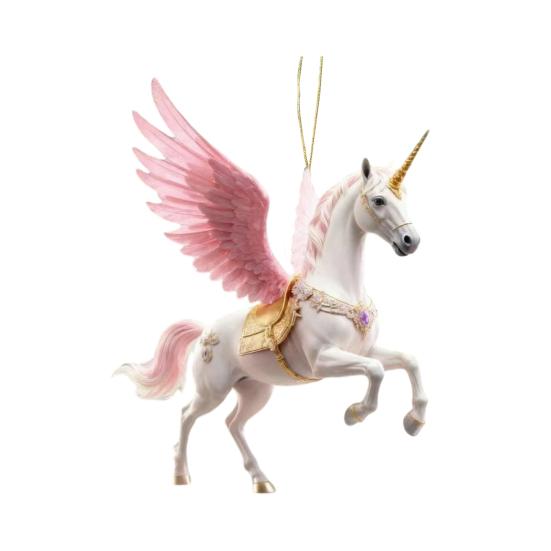 Horse Pendant 2D Acrylic Realistic Horse Decoration Christmas Ornament with Hanging Loop Equestrian Lovers Holiday Decor