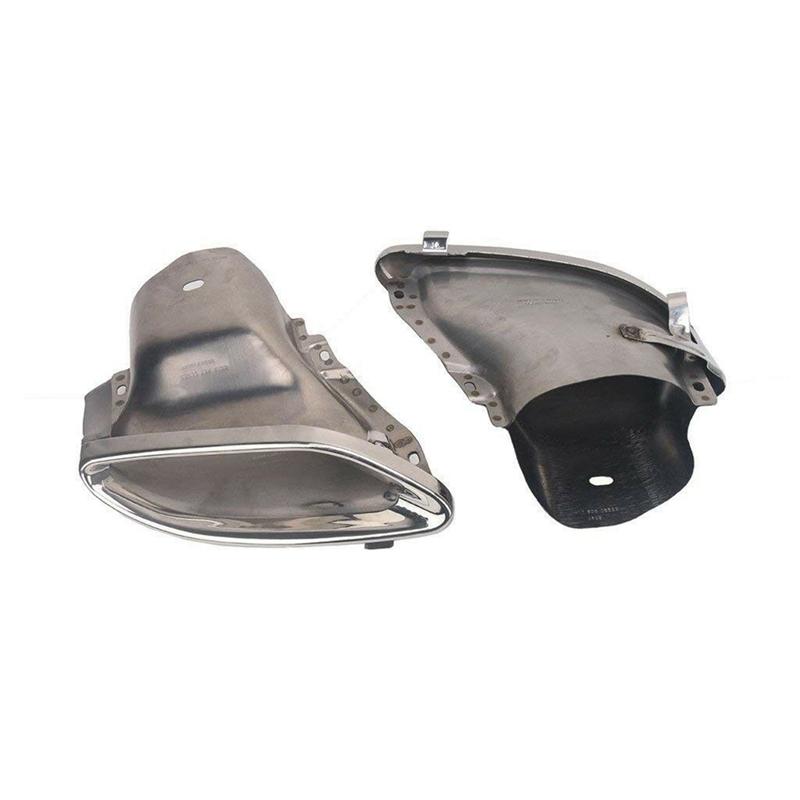 Car Exhaust Tip Decoration For Mercedes Benz W176 W166 W246 W205 W213 W212 X205 Exhaust Pipe Tail Pipe