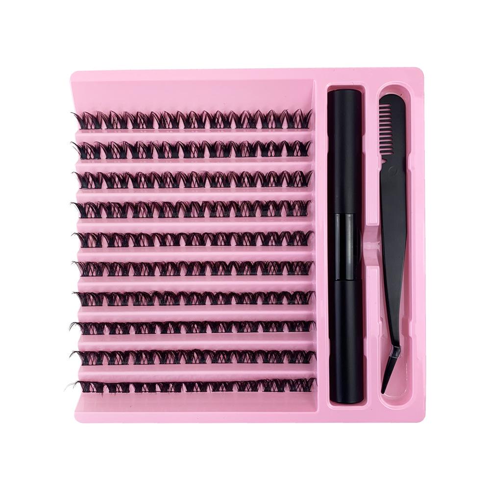 New Hot-Selling Segment Cluster False Eyelashes for Self-Grafting - Large Capacity for European and American Markets.