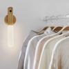 Imitation Wood Art Light Human Body Induction Small LED Night Light USB Charging Hallway Induction Light Closet Induction