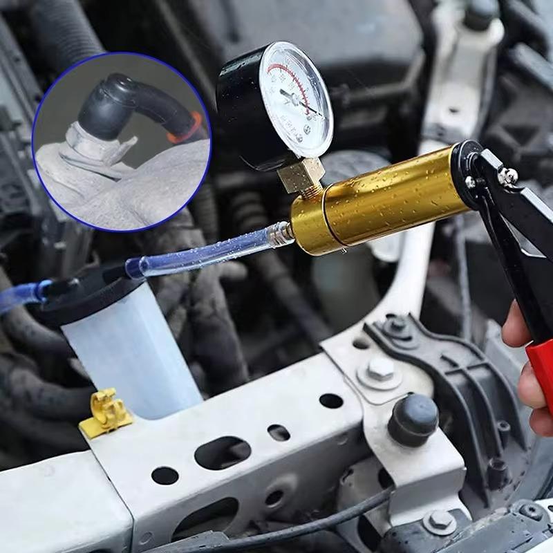 Hand Held Vacuum Pump Tester Brake Bleeder Kit Brake Clutch Fluid Bleeding Tool Set with Adapters for Motorcycle Automotive tool