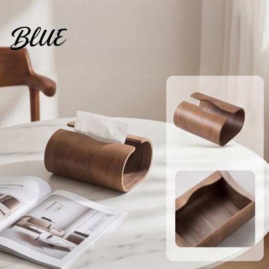 Durable Napkin Organizer Wood Storage Room Box Tissue for Dining Holder Natural Organizer Decorative Rectangular Versatile Dispenser Dorms